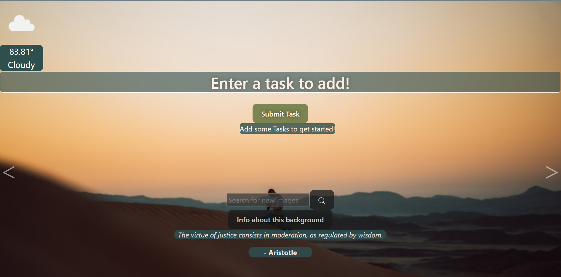 Screenshot of Project 1